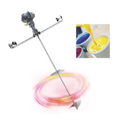 50 Gallon Pneumatic Bracket Mixer Tank Barrel Air Mix Stainless Steel Paint1/2HP