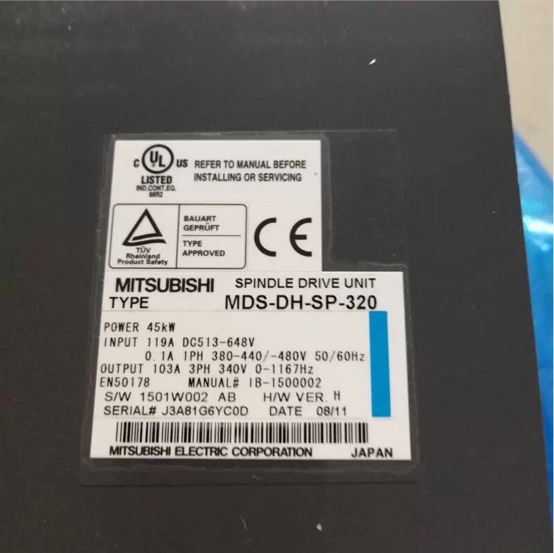 used Mitsubishi MDS-DH-SP-320 Drive Tested Ok By DHL/UPS/Fedex#