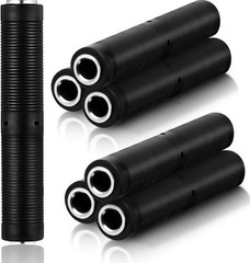 1/4 Inch Female to Female Coupler TRS/TS Audio Connector (6 Pack)