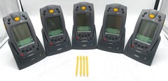 5X SYMBOL SPT1800-TRG80400 MOBILE COMP BARCODE SCANNERS 8MB w/CHARGING CRADLES