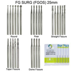 Wave Dental Surgical Bur Round Long 25mm Carbide Bur Friction Grip FG High Speed
