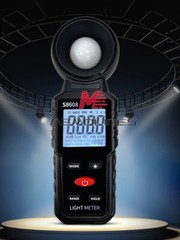 S8608 LCD Light Meter Digital Illuminance Meter Luxmeter Photometer 200000Lux