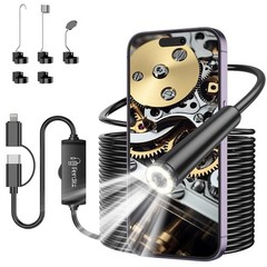 Endoscope Camera Borescope Snake Inspection HD Camera For iPhone Android Phones