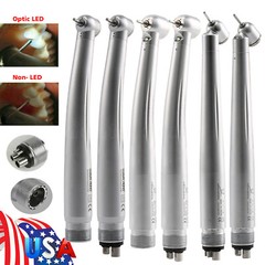 Dental (LED E-generator) High Speed Handpiece Push Button 2Holes/4Holes Surgical