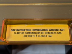 DeWalt 8 Piece Ratcheting SAE Combination Wrench Set DWMT74733