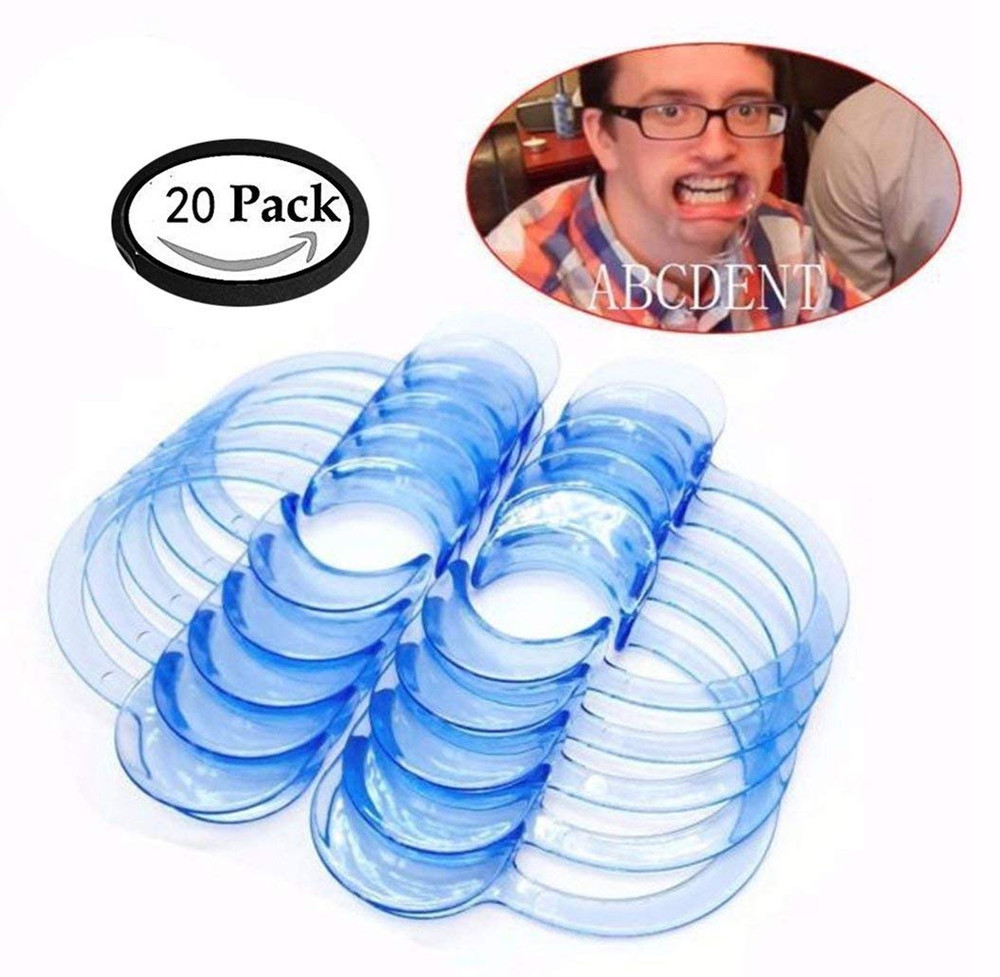 20pc Large Size Dental C type Cheek Retractor Oral Mouth Opener For Adult