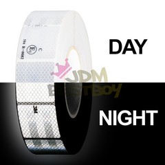 3M Diamond Grade White Conspicuity Tape 2″ x 2″ CE Approved Reflective Safety