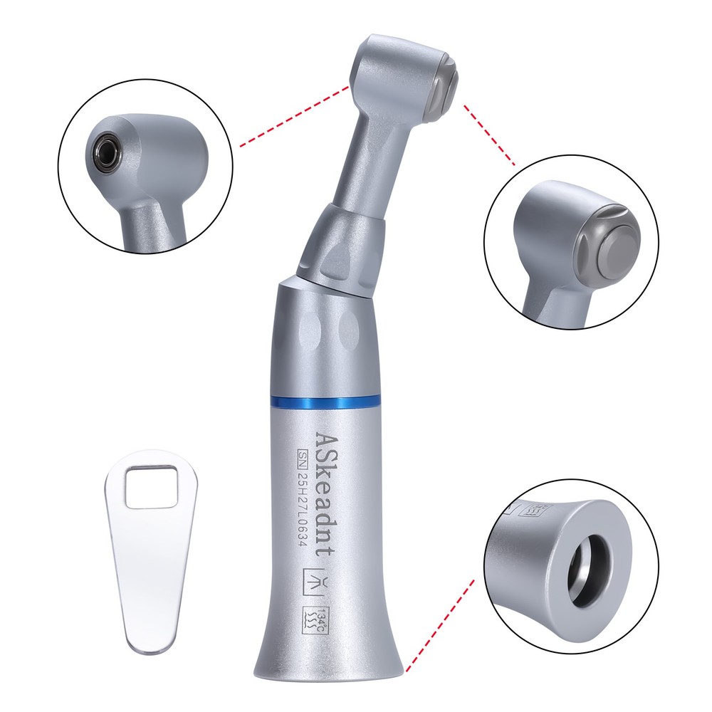 Dental Contra angle handpiece Low Speed push button 2.35mm For lab E-type motors