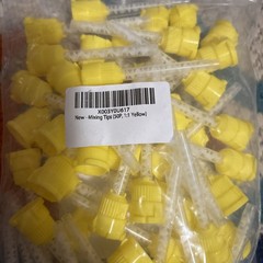 Dental Mixing Tips for Impression Material, C&B, Cements 4.5mm yellow 50/Pack