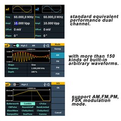 OWON DGE2035/2070 Series Arbitrary Waveform Generator 35MHz/70MHz 300MSa/s