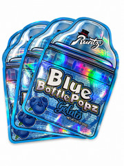 3.5g Smell Proof Mixed Holographic Candy Mylar Bags Resealable Pouches 25-100pcs