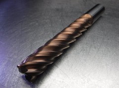 DE BOER 1″ Carbide Endmill Whistle Notch 5 Flute .060R J25027 (LOC968C)