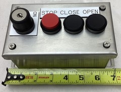 Push Button System 3-Pos Open/Close/Stop & On & Off Lock