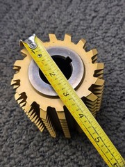 J46449 53851 High-Speed Steel Involute Gear Hob Cutter 1-1/4″ ID x 3-3/4″ Width