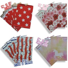 10×13 Designer Poly Mailers – Shipping Envelopes – Various Designs