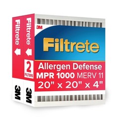Filtrete 20x20x4 AC Furnace Air Filter, MPR 1000, MERV 11, Fits Honeywell, Al…