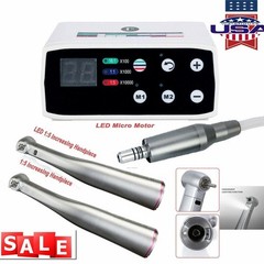 US NSK Style Dental Brushless LED Electric Micro Motor 1:5 Increasing Handpiece