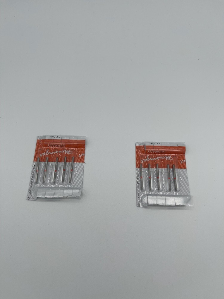 MEISINGER Dental Diamond Bur 850F-016-FG FINE 10PK NEW Round End Taper 850-016F