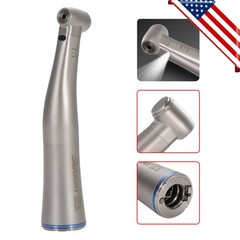 SANDENT Dental 1:1 Fiber Optic LED Contra Angle Handpiece Inner 4 Spray E-type