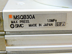 SMC MSQB30A Pneumatic Rotary Actuator 190 Degrees With Stroke Adjustments