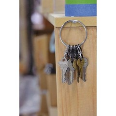 Nite Ize Brg-M1-R3 Key Rack, Black, Large, Silver Texture