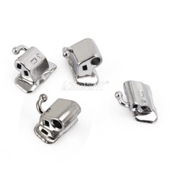 Dental Orthodontic Buccal Tubes Roth/MBT 022 1st Molar Double Tube Non-Conv Mesh