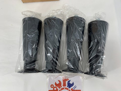 Scotsman 02-3267-01 KLP7 6″ Black Enamel Ice Machine Legs Kit Set of 4