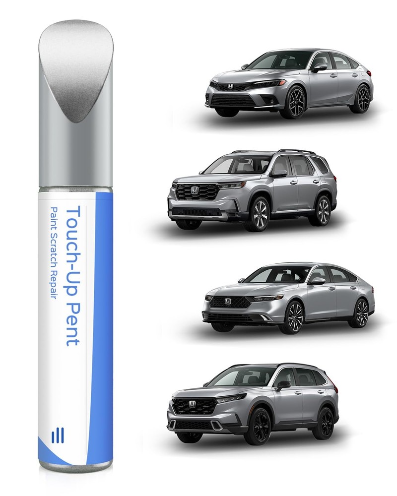 NH-830M Lunar Silver Metallic Touch Up Paint Compatible with Honda Exact Matc…