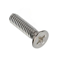 Machine Screws Flat Head 6-32 x 3/8″ Phillips Drive Stainless Steel Qty 250