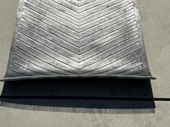 32″ x 10′ Chevron Rubber Conveyor Belt | Heavy-Duty Replacement Belt – Sandbaggy