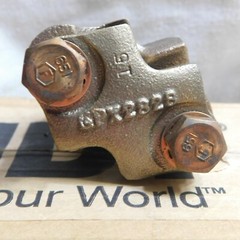 Burndy QPX2828 Brass Versitap Parallel Clamp 4/0 (Box of 8)