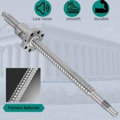SFU1605 Ball Screw 250-2000mm Ballscrew+BK/BF12+Nut Housing+6.35*10mm Coupler