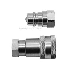 New 3/8″ NPT 3/8″ Body Poppet Pioneer Style Quick Connect Hydraulic Coupler