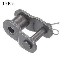 10PCS 1/2″ Pitch #40 Chain Offset Half Link Roller Carbon Steel