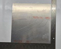 7075-T6 Aluminum Sheet Plate 12″ x 12″ x .063″ Aircraft Grade USA