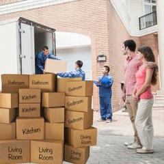 UBMOVE 10 Room Basic Kit 128 Moving Boxes and Packing Materials