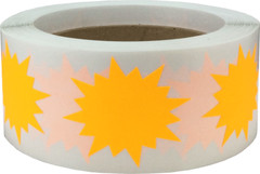 Color Coding Burst Labels Starburst Design | 2″ Inch | 500 Pack | Pick One Color