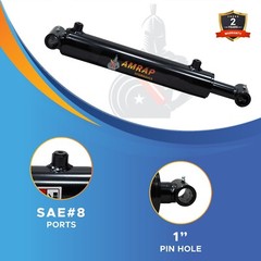 2.5×8 Hydraulic Cylinder 2.5″ Bore 8″ Stroke Double Acting Welded Cross Tube