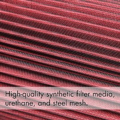 Clamp-On Engine Air Filter, Fit Intake Tube with 3/3.5/4in Diameter, Premium Hig