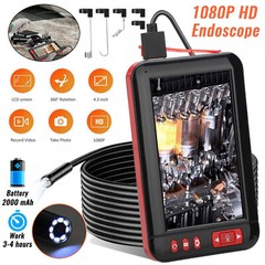 Industrial Endoscope 1080P HD 4.3” LED Screen Borescope Inspection Snake Camera
