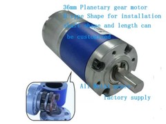 36mm Micro High Precision High Torque Planetary Gear Box for 550/555/545 Motor