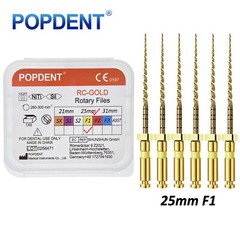 Dental Endodontic Rotary Endo Root Canal File X-Pro Blue /Gold Taper POPDENT
