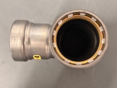 Streamline STL-G Press x Press x Press Carbon Steel 1½” Fitting Tee # CP04084G