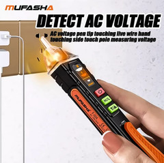 1pc MUFASHA Non-Contact Voltage Tester Pen AC 12-1000V Smart Detector – NEW