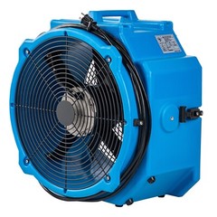 MOUNTO 2-Speed 1/4HP 4000cfm Axial Air Mover Blower Fan Roto-Molded (Red)