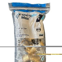 SharkBite Max 3/4 in Brass Elbow Push-to-Connect F/F Fitting 4 Pack UR256A4
