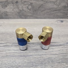 Imperial Swivel Tek USA Right Angle Brass Quick Coupler Refrigeration 25L 25H