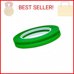 QDiShi 2 Pack 1/4″ inch x 60yd Green Painters Tape Easy Removal Thin Narrow Fini