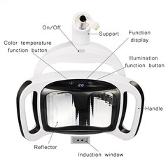 Dental Reflection Operatiing Light Surgical Shadowless LED Oral Lamp 22mm/26mm