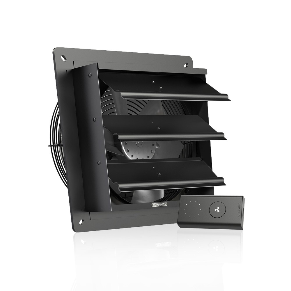 AIRLIFT S10 Shutter Exhaust Wall Mount-Fan 10″ Attic, Shed, Workshop, Greenhouse